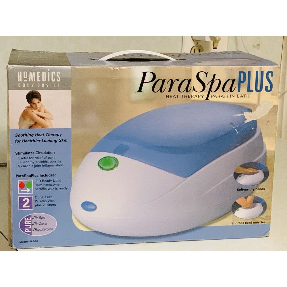 Homedics ParaSpa Plus Heat Therapy Paraffin Bath System PAR-70 NIB